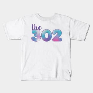 The 302 Area Code Kids T-Shirt
